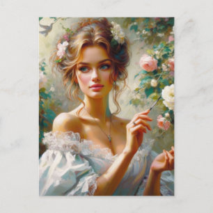 Victorian Woman 3 Vykort