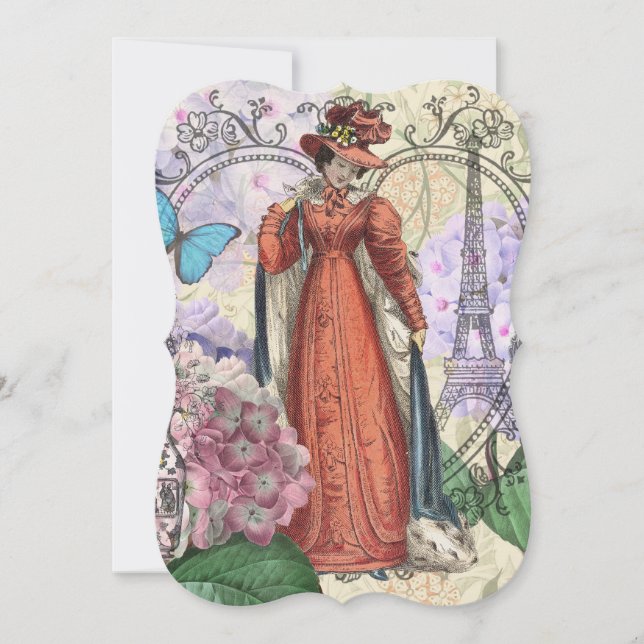 Victorian Woman i Red Colorful Mode (Framsida)