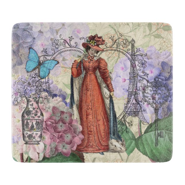 Victorian Woman i Red Colorful Mode (Framsidan)
