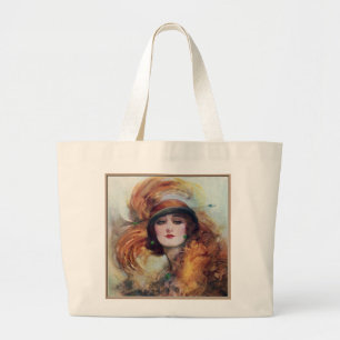 Victorian Woman Jumbo Tygkasse