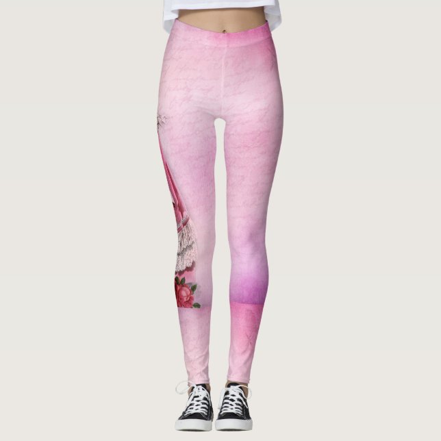 Victorian Woman Rosa Leggings (Framsida)