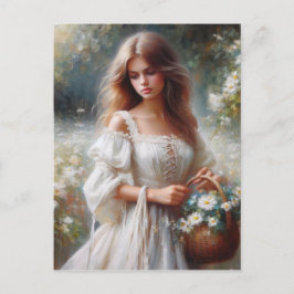 Victorian Woman Vykort