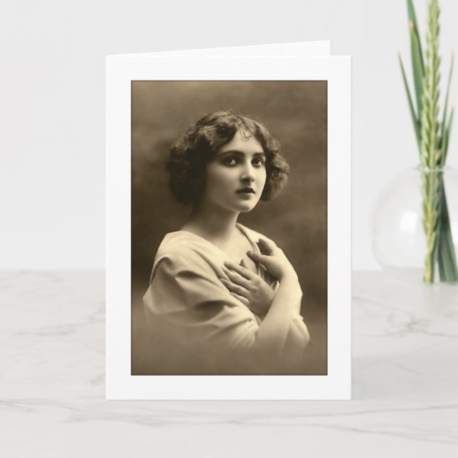 Victorian Women arm cross Kort (Framsida)