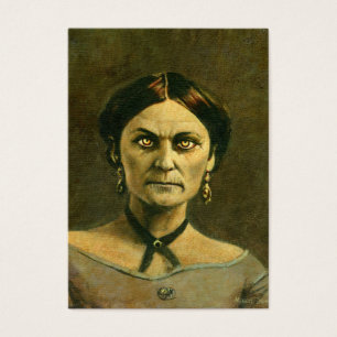 Victorian Zombie Dam ACEO-personkort Visitkort