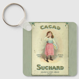 Victoriana Choklad Kyss Flickan Socker Nyckelring