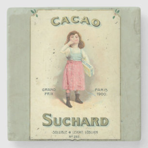 Victoriana Choklad Kyss Flickan Socker Stenunderlägg