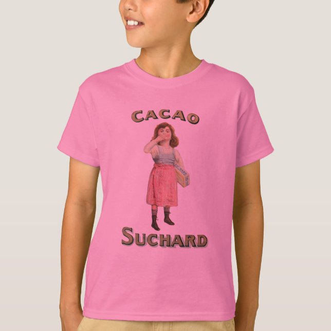 Victoriana Choklad Kyss Flickan Socker T-shirt (Framsida)