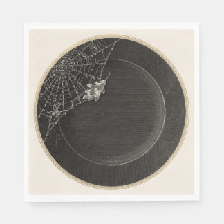 Victoriana gotiska Halloween spindelnätsservetter Pappersservett