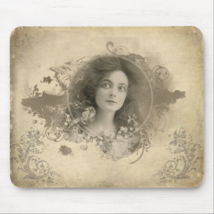 Victorianaktris Fröcken Doro Mousepad Musmatta