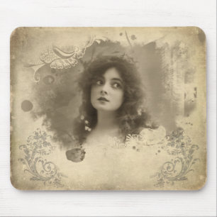 Victorianaktris Fröcken Doro Mousepad Musmatta