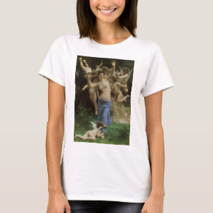 Victorianängelkonst, wasps bygga bo vid Bouguereau Tee