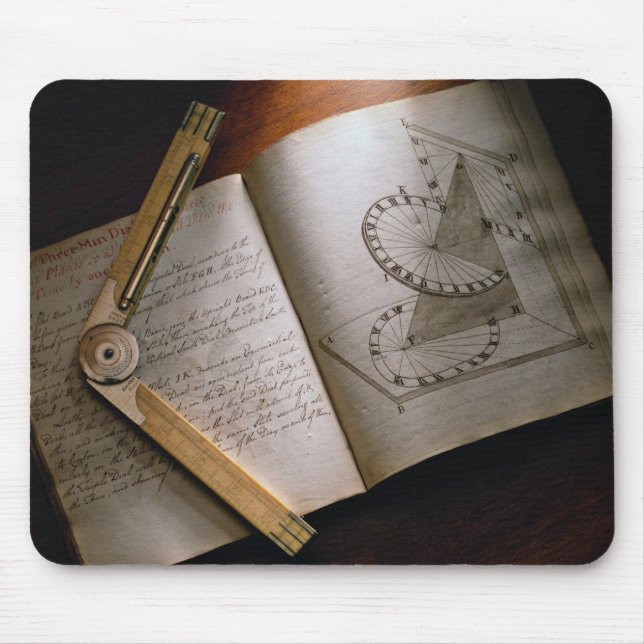 Victorianarkitekt handbok och linjal för calculus musmatta (Framsidan)