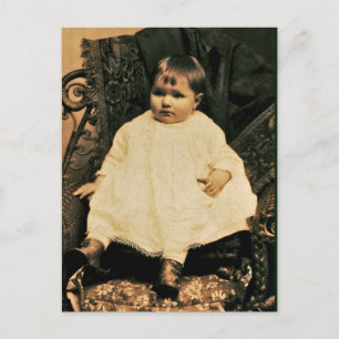 Victorianbaby i vitsnöre och linne vykort