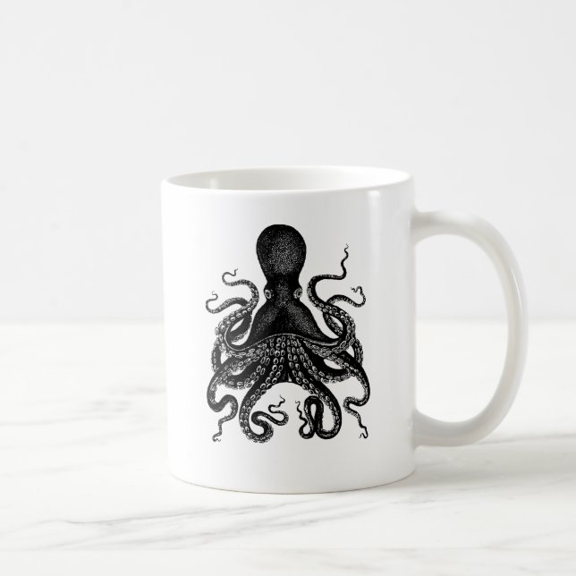 Victorianbläckfisken Kaffemugg (Höger)