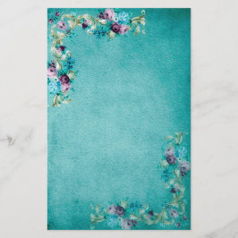 Victorianblommigtbrevpapper Brevpapper