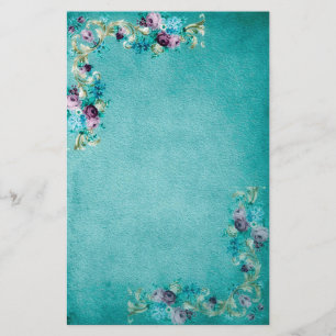 Victorianblommigtbrevpapper Brevpapper
