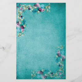 Victorianblommigtbrevpapper Brevpapper