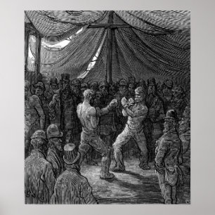 Victorianboxningmatch Poster