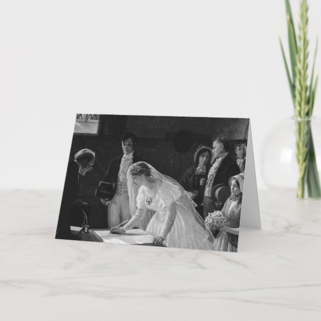 Victorianbrud Kort (Framsida)