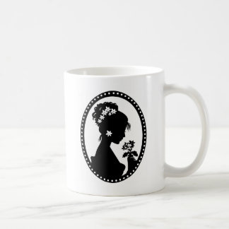 VictorianCameoSilhouette Kaffemugg