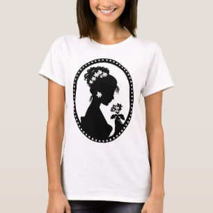 VictorianCameoSilhouette Tee Shirt