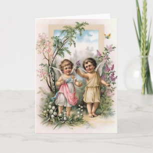 VictorianCherubs noterar kortet Kort