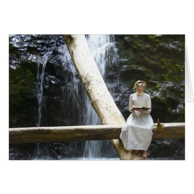 Victoriancitationstecken-Ruskin på frihet Hälsningskort (Framsidan Horizontal)