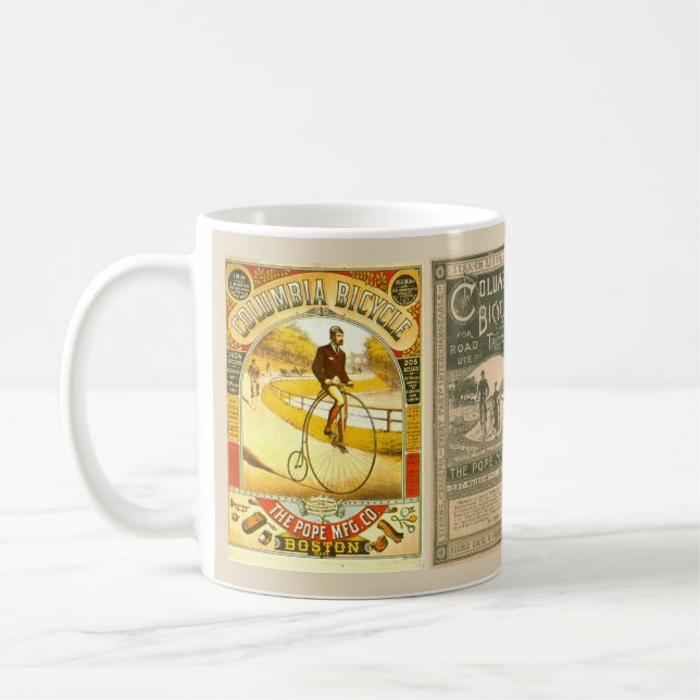 Victoriancykelannonseringar Kaffemugg (Vänster)