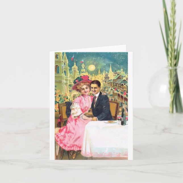 Victorianen kopplar ihop vykort 001 (Framsida)