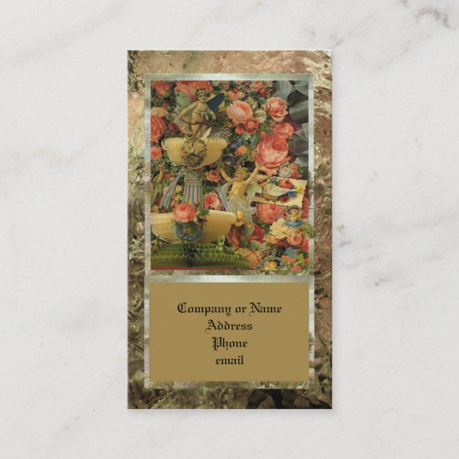 Victorianen profilerar eller visitkorten visitkort (Framsida)