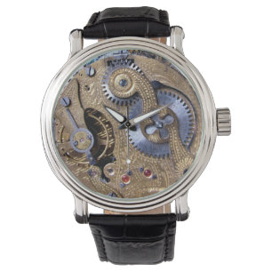 Victorianen Steampunk Pocketwatch utrustar Armbandsur