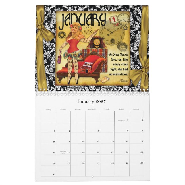 VictorianFloozies 2010 Kalender (Jan 2027)