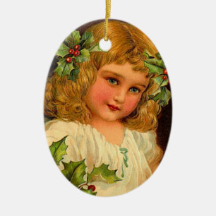 Victorianhelgdagprydnad Julgransprydnad Keramik
