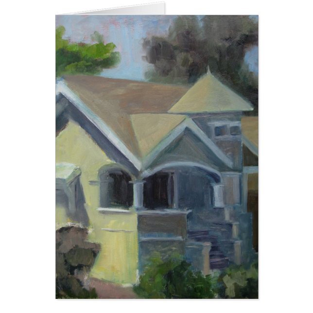 Victorianhus Hälsningskort (Framsidan)