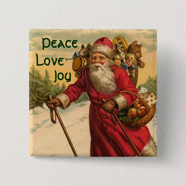 Victorianjulen knäppas klämmer fast knapp (Framsida)