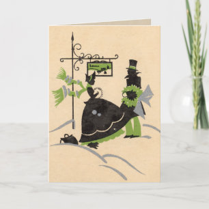 Victorianjulkort Helgkort
