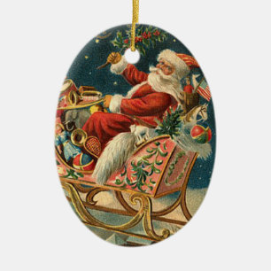 Victorianjulprydnad Julgransprydnad Keramik