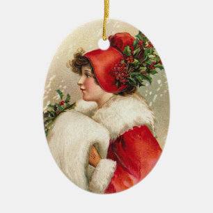 Victorianjulprydnadar Julgransprydnad Keramik