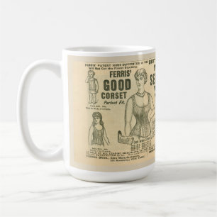 Victoriankorsettannonsering Kaffemugg
