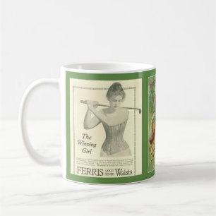 Victoriankorsettannonseringar Kaffemugg
