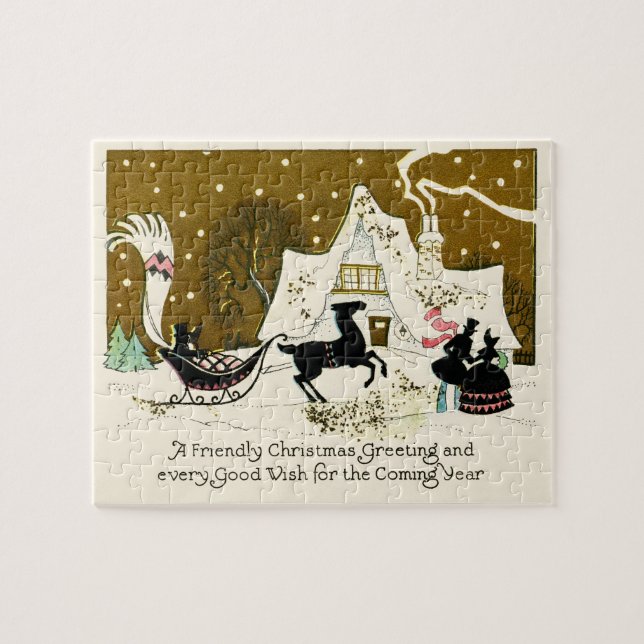 Victorianlandjul Pussel (Horisontell)