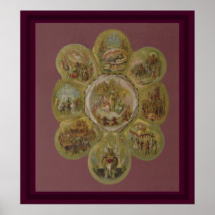 VictorianMardi Gras boll Poster