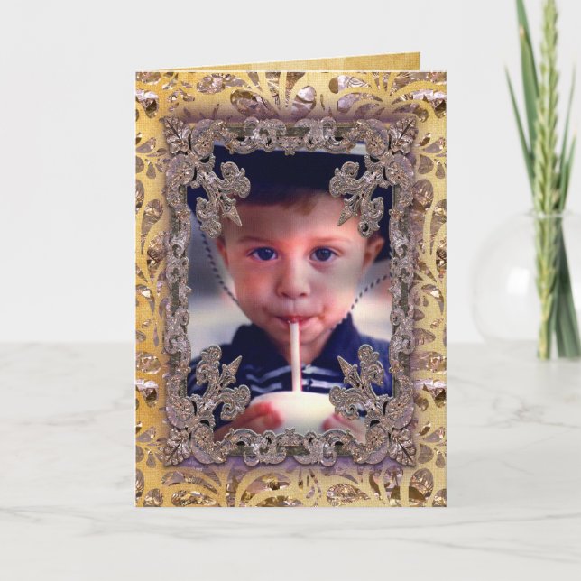 Victorianmellanlägg som ditt eget avbildar helgkort (Framsida)