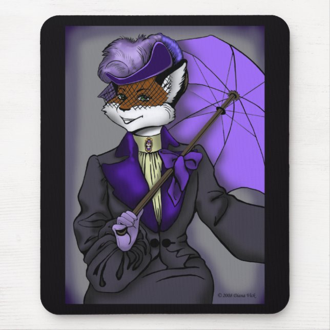 Victorianräv Mousepad Musmatta (Framsidan)