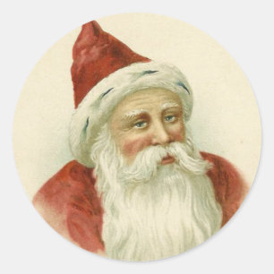 VictorianSanta klistermärkear Runt Klistermärke