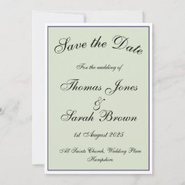 Victoriansk äng spara datumet