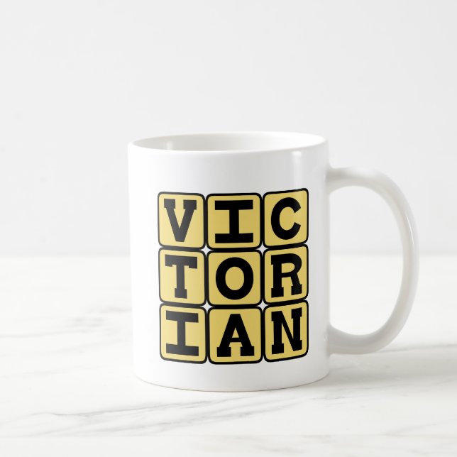 Victoriansk, arkitektonisk stil kaffemugg (Höger)