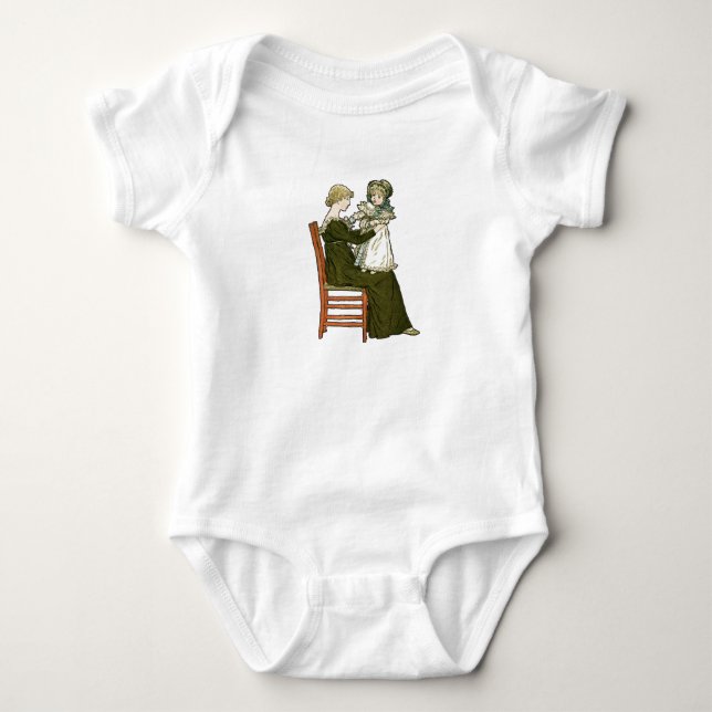 Victoriansk Baby Greenaway Mor Tee (Framsida)