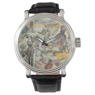 Victoriansk badskönhet Kraken Vintage Surrealism Armbandsur