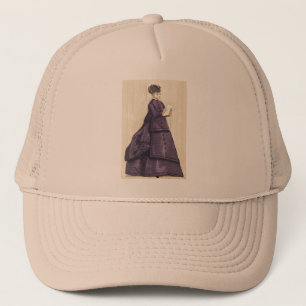 Victoriansk Dräkt Truckerkeps